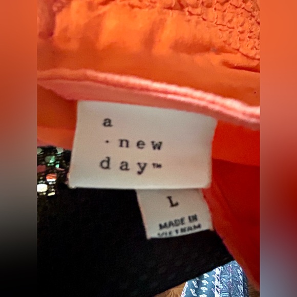 A New Day orange size large dress - Picture 2 of 2